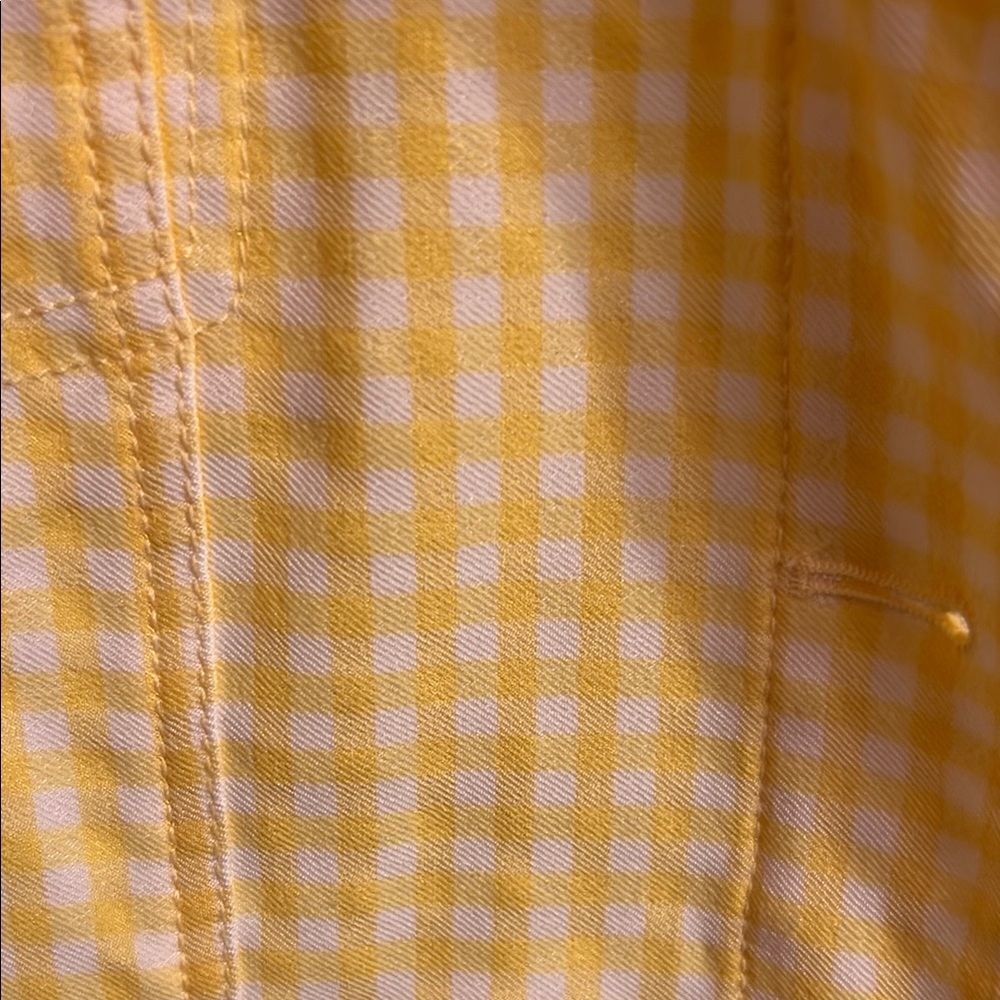 Ruby Rd Yellow Gingham Jacket Size 14 - image 5